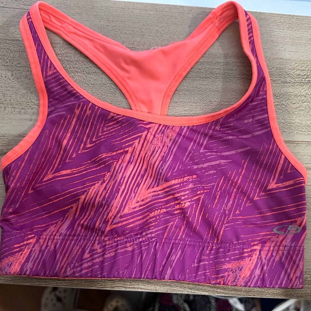 Reversible sports bra